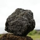 basalt on nature background