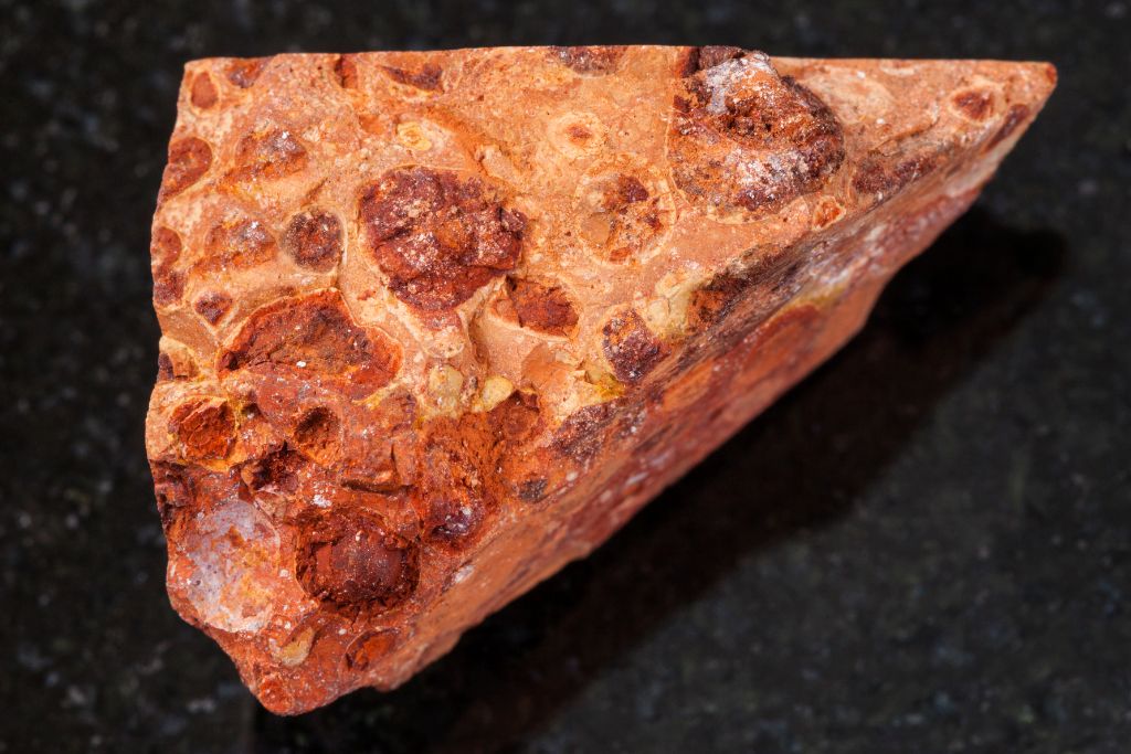 bauxite on granite platform