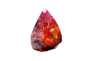 cherry opal on white background