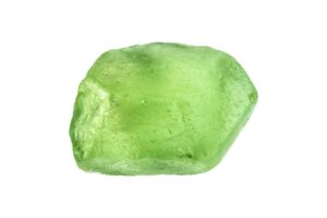 olivine on white background