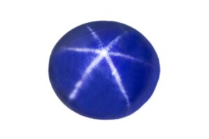 star sapphire with white background
