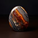 condor agate on dark background