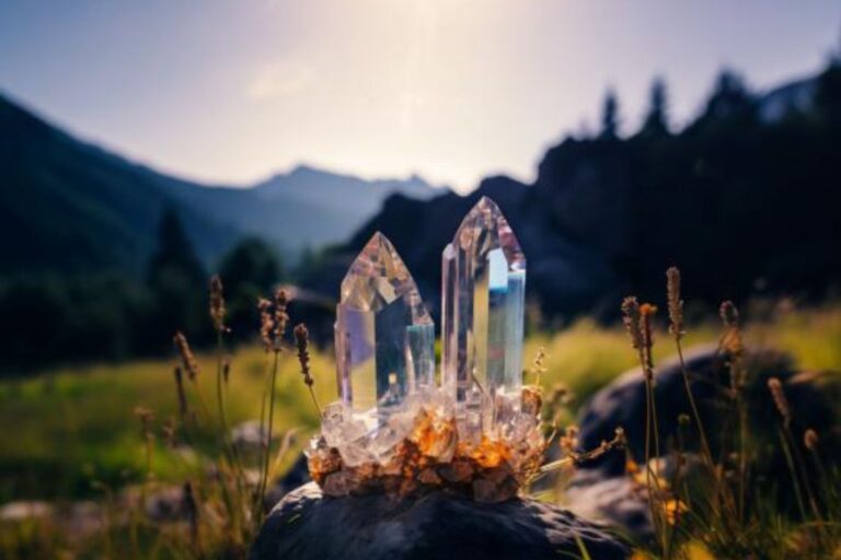 twin quartz crystals in nature