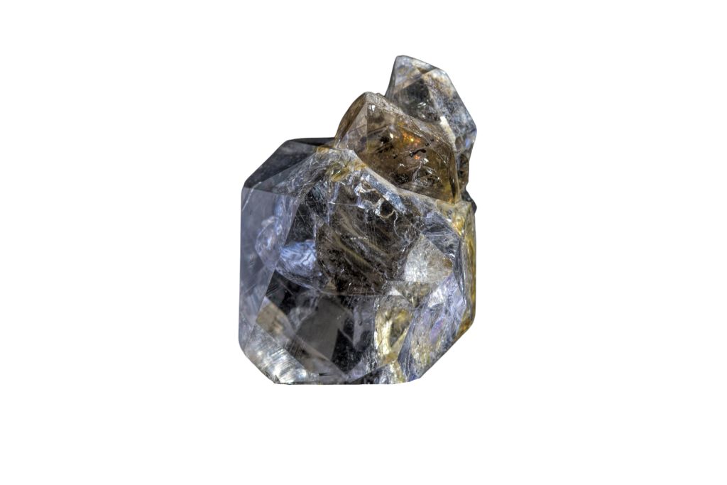 Herkimer Diamond Hoppers on white background