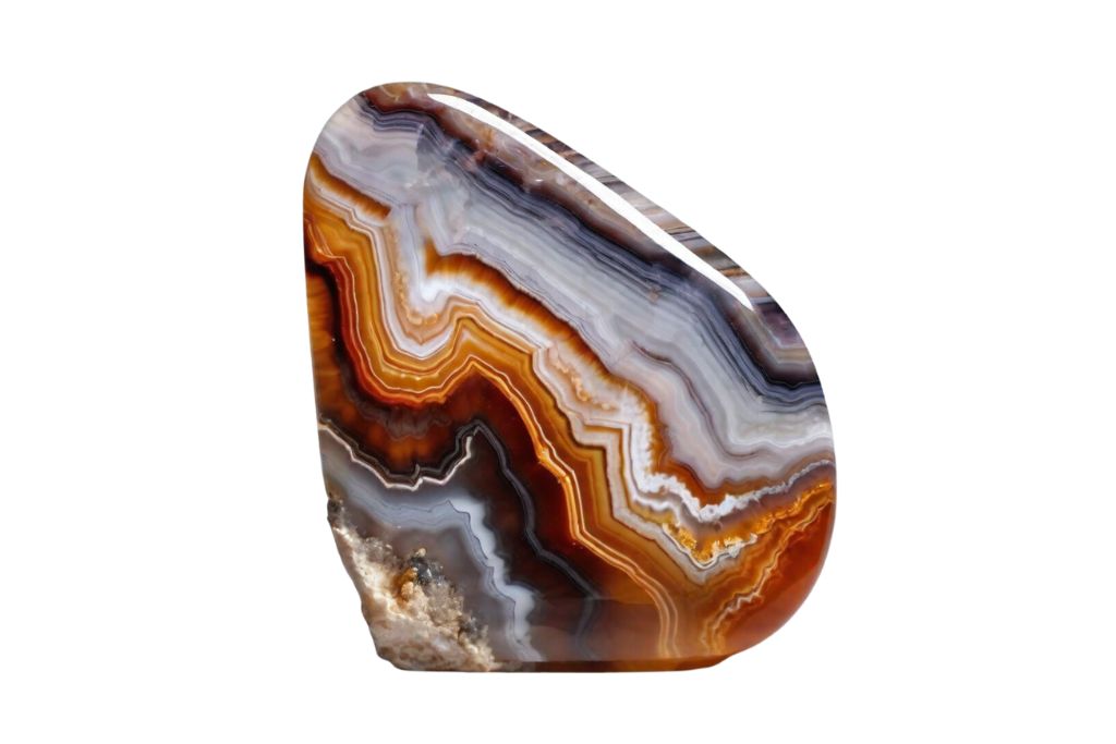 Sagenite Agate Featured Image on white platform