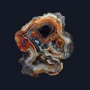 laguna agate on dark background