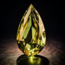 lemon quartz on dark background