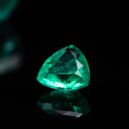 zambian emerald on dark background