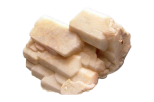 Orthoclase on a white background