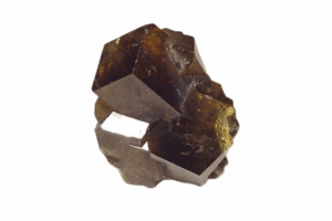 Andradite on a White Background