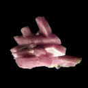 Inesite on a Black Background