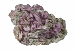 Inesite on a White Background