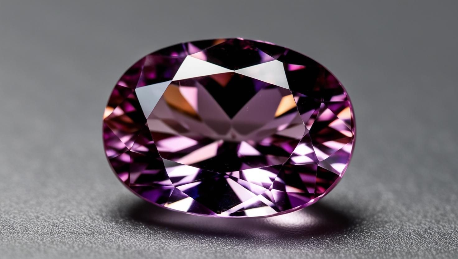umbalite garnet on leather platform