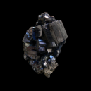 Enargite on a Black background