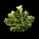 Maldovite on a Black Backgroun