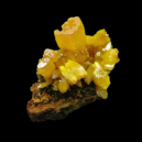 Mimetite on a Black Bacgkround