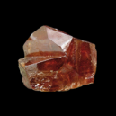 Sphalerite on a black background