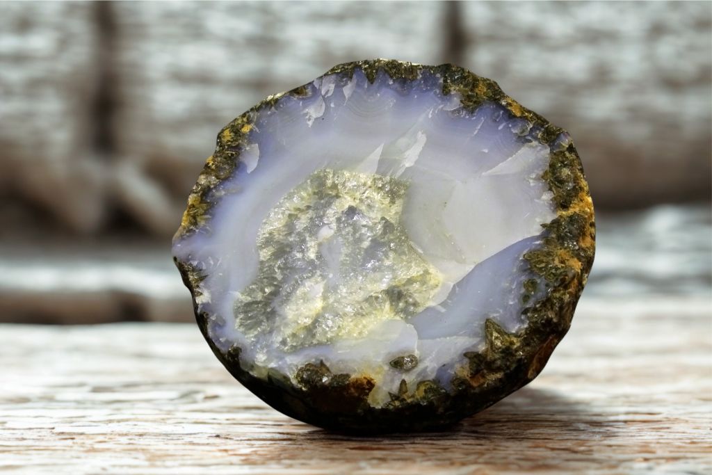 cloud agate on lifestyle background