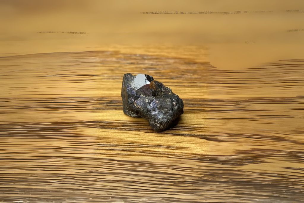 sphalerite on wooden table